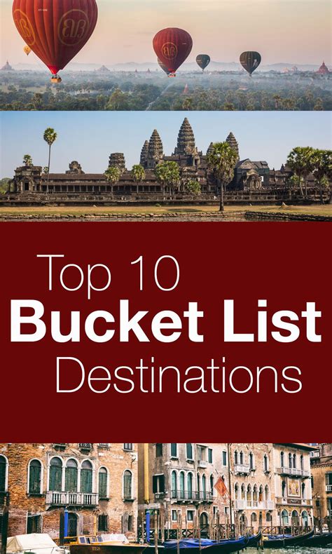 7 Dream Destinations