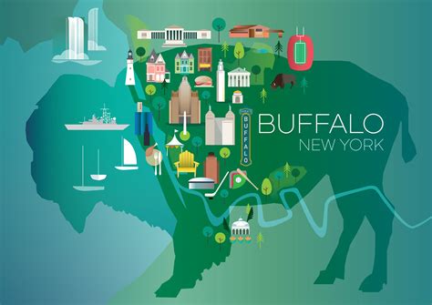 Buffalo Buffalo New York Print Max Oscar