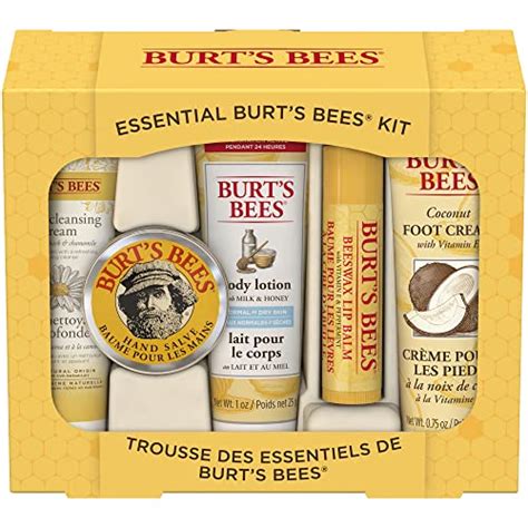 Burt Amp 39 S Bees Essential Everyday Holiday Gift Set 5 Travel Size Products Deep Cleansing Cream