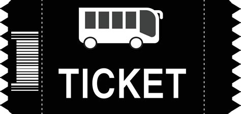 Bus Ticket Icon On White Background Travel Tickets For Bus Bus Ticket Logo Flat Style