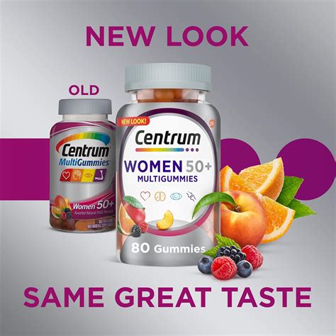 Buy Centrum Multigummies Gummy Multivitamin For Women 50 Plus With