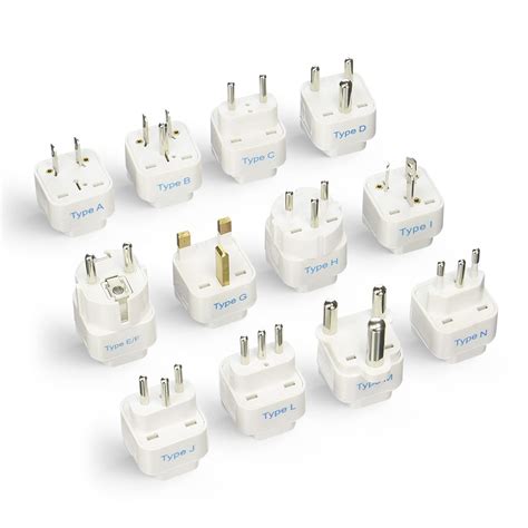 Buy Ceptics Travel Adapter With Types A M Plugs Travel Plug Adapter Set Compatible With Power