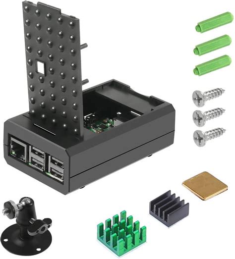 Buy Dorhea Raspberry Pi 4 B Case Supporting Camera Installation With Heatsinks Camera Case