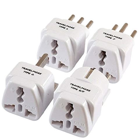 Buy European Travel Adapter Plug Set Pack Of 4 Universal Outlet