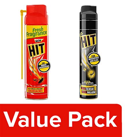 Buy Hit Cockroach Killer Spray Mosquito Amp Fly Killer Spray Each 700 Ml Online At Best Price