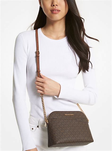 Buy Michael Kors Jet Set Travel Md Dome Crossbody Bag Vanilla