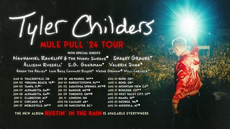 Buy Tickets For Tyler Childers Mule Pull Tour At The Drive On 24 02 2025 At Livenation Com Au