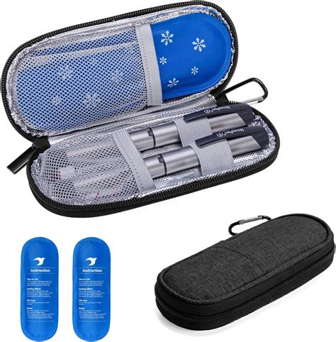 Buy Yarwo Insulin Cooler Travel Case Ic Travel Case With 2 Ice Packs Insulin Travel Bag For