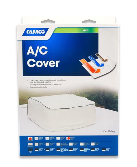 Camco Vinyl Rv Air Conditioner Cover For Duotherm Brisk Ii Models