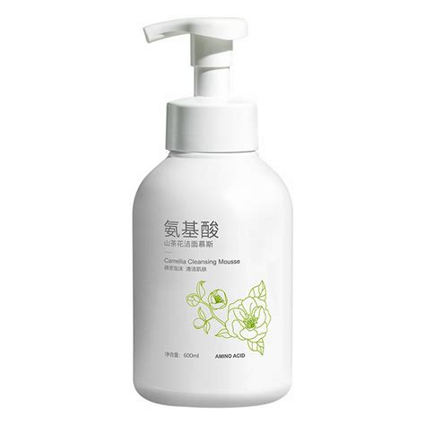 Camellia Cleansing Care 600Ml Facial Cleanser Shrinking Pore Moisturizing Cleanser Travel Size