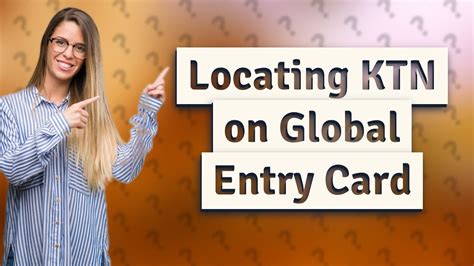 Can I Use My Ktn For Global Entry Youtube