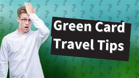 Can Us Green Card Holder Travel To Europe Youtube