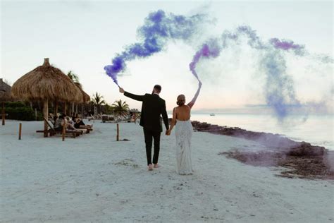 Cancun Beach Destination Wedding Silk Thorn