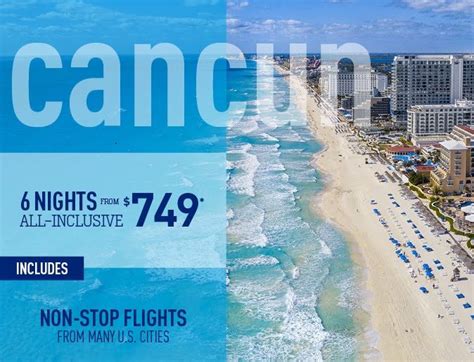 Cancun Vacation Package Deals With Non Stop Flights From Indianapolis