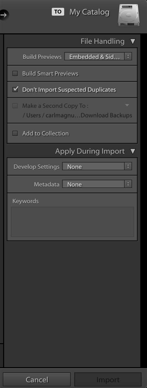 Cant Select Import Destination Folder In Lightroom Classic Lightroom