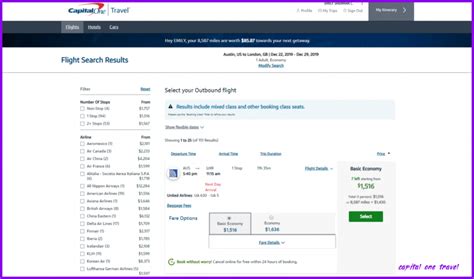 Capital One Travel Portal Guide Creditcards Com