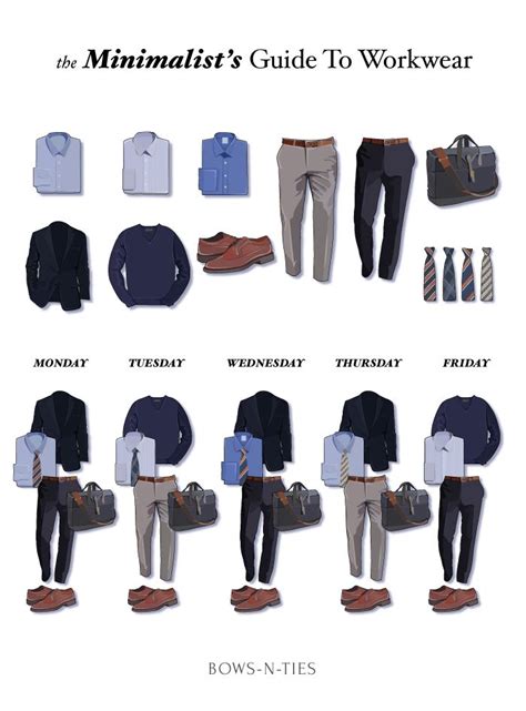 Capsule Wardrobe Men The Minimalists Mens Business Casual Outfits