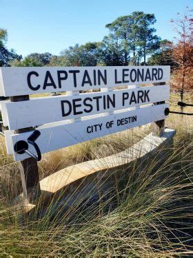 Captain Leonard Destin Park Fun 4 Emerald Coast Kids