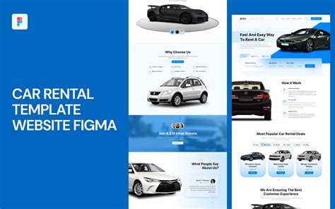 Car Rental Template Website Figma 273516 Templatemonster