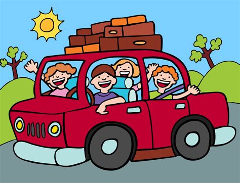 Car Travel Clipart Images