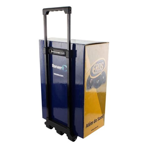 Cardboard Trade Show Travel Case Exhibition Trolley Box With Wheels