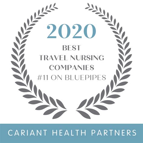 Cariant Health Partners Named A Top Travel Nursing Company Pr Com