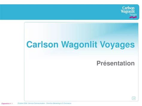 Carlson Wagonlit Travel Ppt