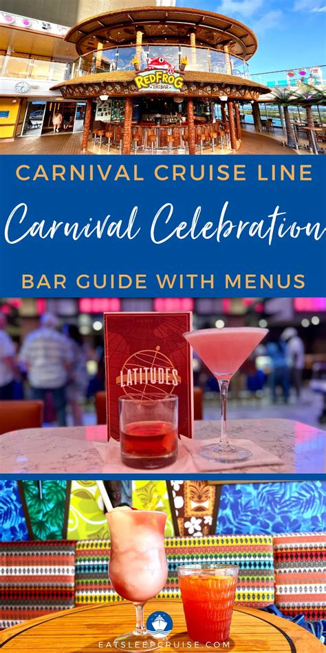 Carnival Celebration Bars Guide With Menus Artofit