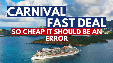 Carnival Vista Cruise Deal Fast Cruise Deal For Last Minute Cruise