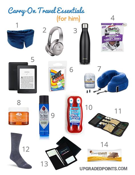 Carry On Travel Essentials For Short Long Flights His Hers 2020