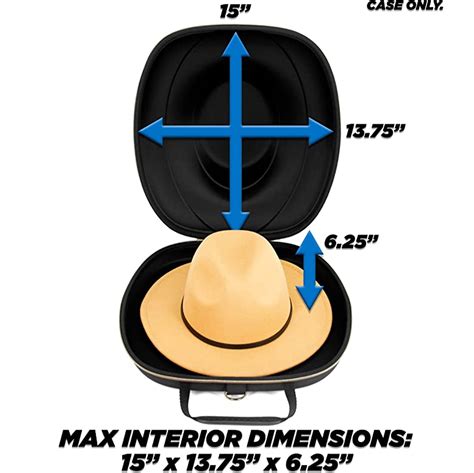 Casematix Hat Case For Fedora Panama Bowler Hats And More Hat