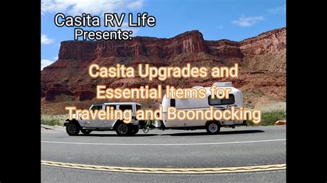 Cassie The Casita Travel Trailer Upgrades And Essential Items For