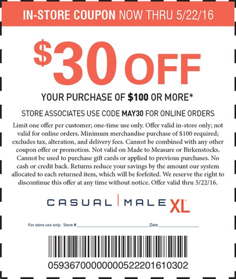 Casual Male Xl December 2023 Coupons And Promo Codes