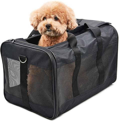 Cat Carrier Large Dog Travel Bag Airline Approved Pet Carrier Foldable