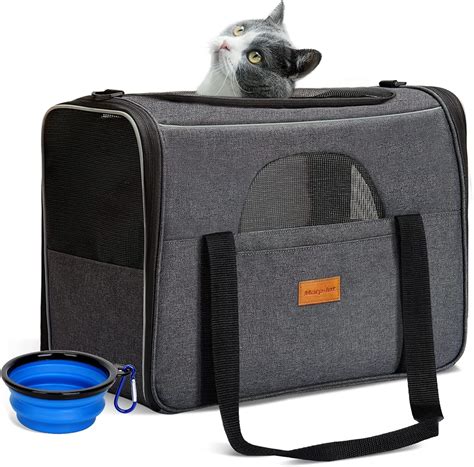 Cat Carrier Morpilot Dog Carrier Travel Bag Airline Approved Portable