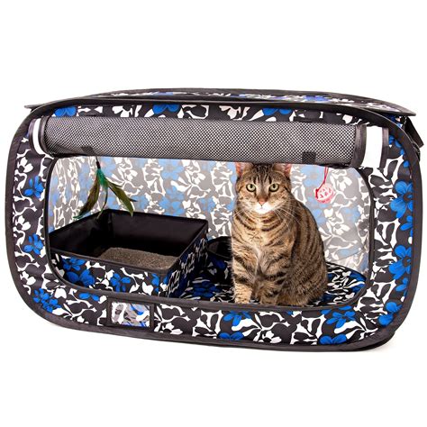 Cat Travel Crate With Litter Box At Corina Ligon Blog