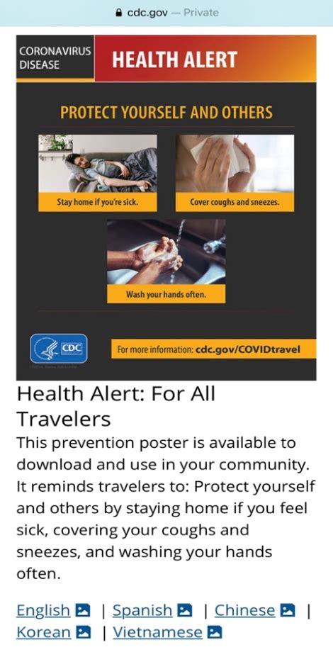 CDC Travel Alerts Today