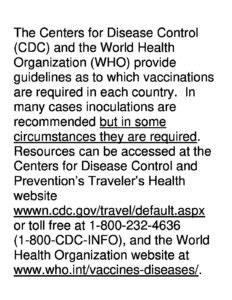 Cdc Travel Medical Associates Of Northwest Arkansas