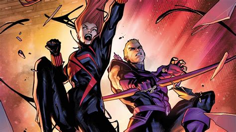 Celebrate 60 Years Of Black Widow And Hawkeye With Their New Team Up