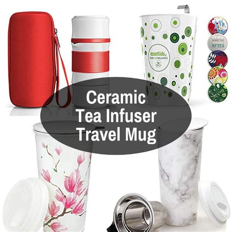 Ceramic Tea Infuser Travel Mug Road Mugs