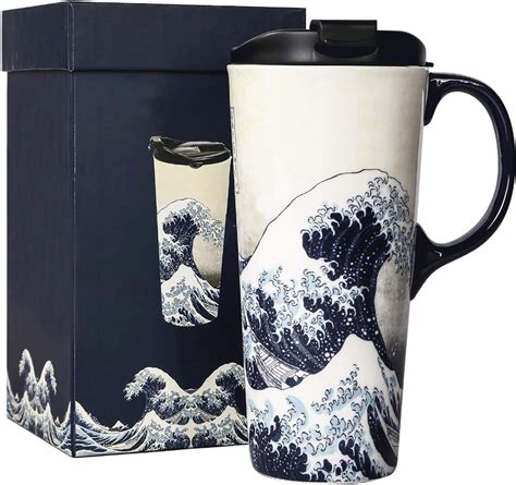 Ceramic Travel Coffee Mug With Handle Ceramic Travel Coffee Mugs