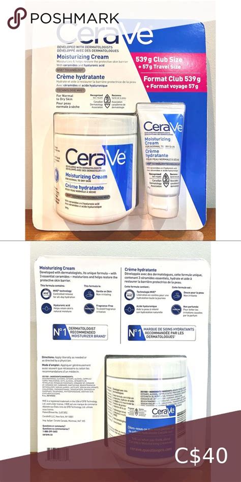 Cerave Moisturizing Cream Value Set Moisturizer Cream Cerave Travel