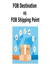 Ch 5 Assignment Brandi Walker Pptx Fob Destination Vs Fob Shipping