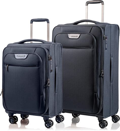 Champs Luggage Smart Softech Collection 2 Piece Soft Side Spinner