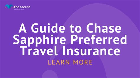 Chase Sapphire Preferred Travel Insurance Benefits The Ascent