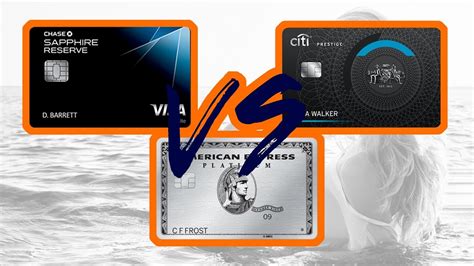 Chase Sapphire Reserve Vs Citi Prestige Vs Amex Platinum