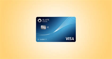 Chase Slate Edge Credit Card Review Buy Side From Wsj