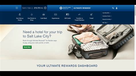 Chase Ultimate Rewards Portal Booking Flights Sapphire Reserve Tutorial