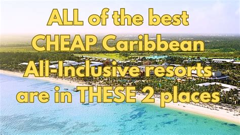 Cheap Caribbean All Inclusive With Flights