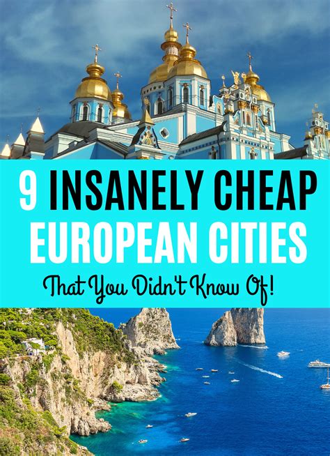 5 Cheap Europe Destinations